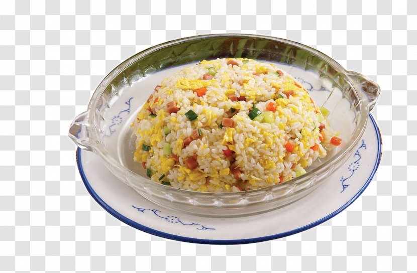 Yangzhou Fried Rice Chinese Cuisine Egg - Cooked Transparent PNG