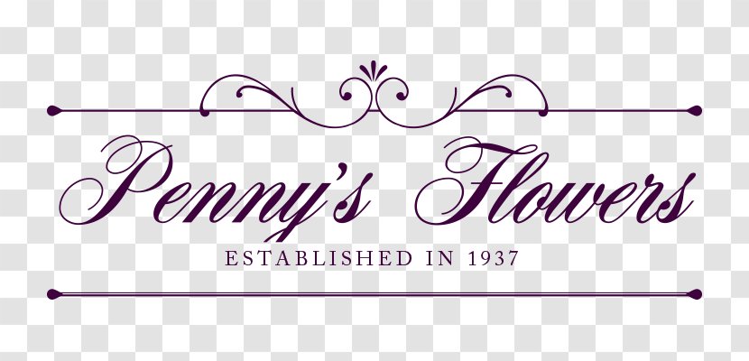 Penny's Flowers Logo Floristry Floral Design - Glenside - Text Box Transparent PNG