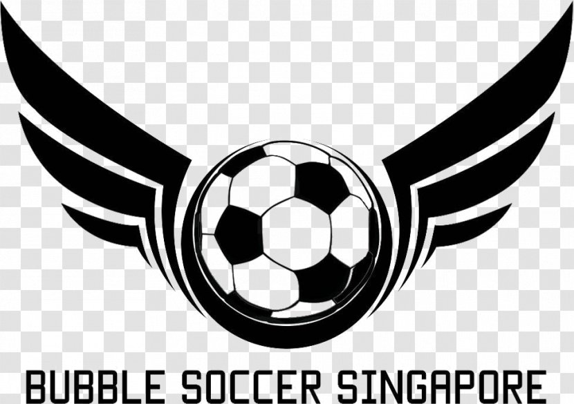Logo Football Team Graphic Design - Monochrome - Bubble Soccer Transparent PNG