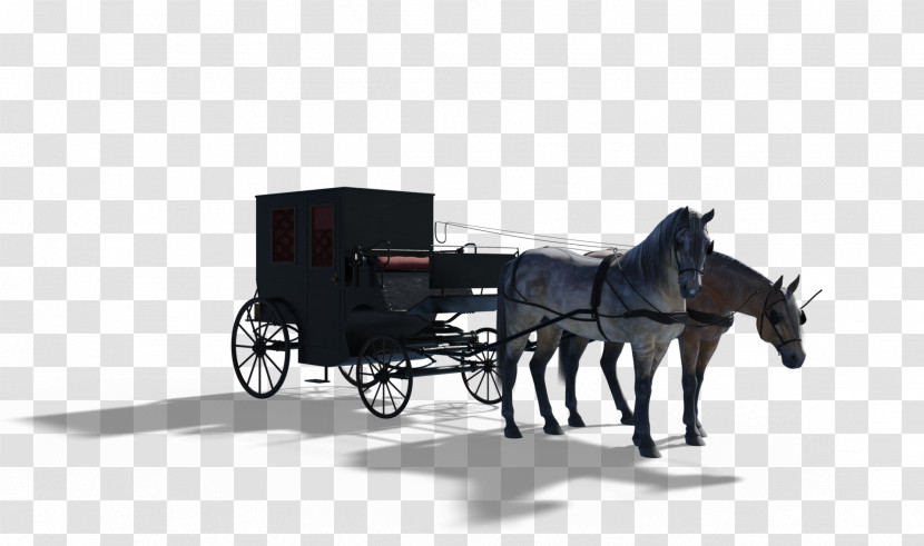 Horse And Buggy Wagon Vehicle Horse Harness Carriage Transparent PNG