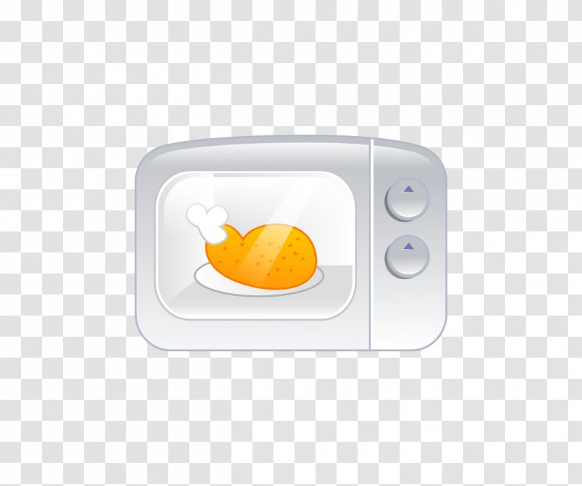 Yellow - Microwave Chicken Vector Transparent PNG