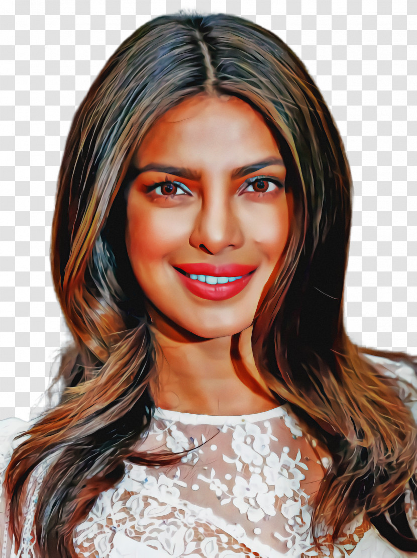 Priyanka Chopra Layered Hair Actor Celebrity Transparent PNG