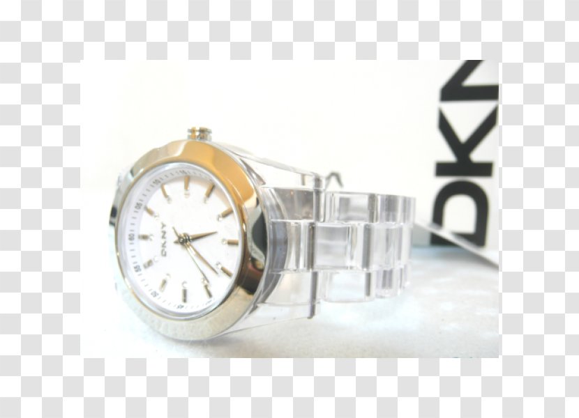 Watch Metal Strap Silver - Platinum - Dkny Transparent PNG