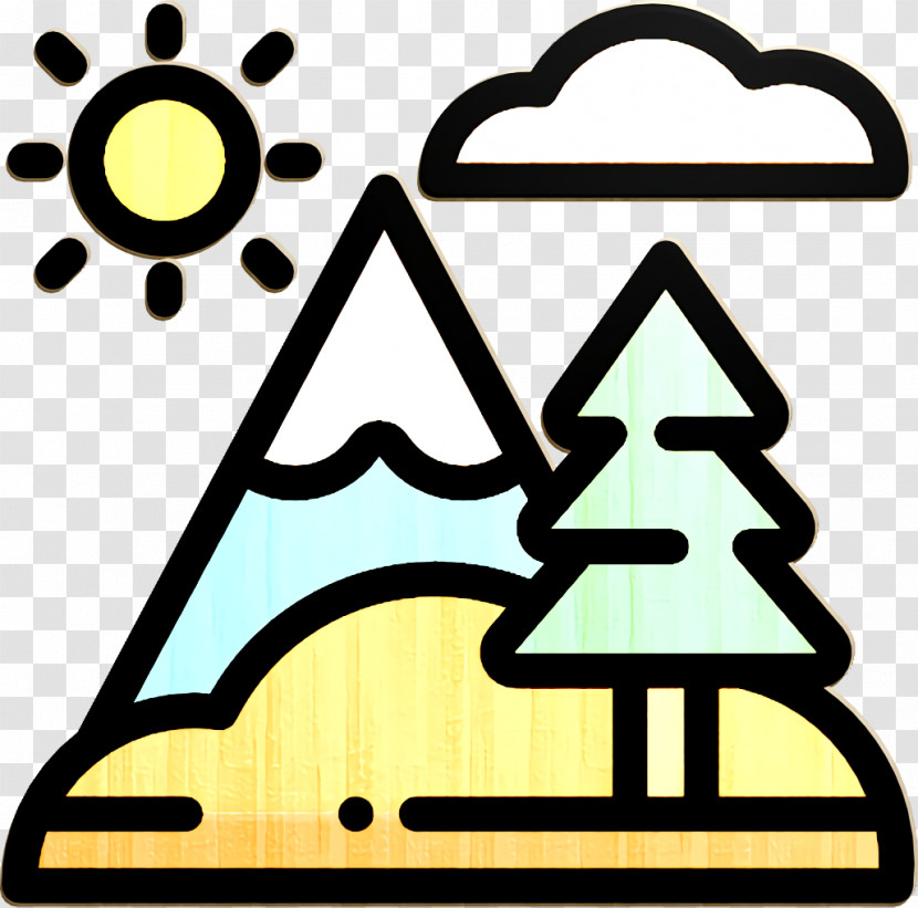 Mountain Icon Mountains Icon In The Village Icon Transparent PNG