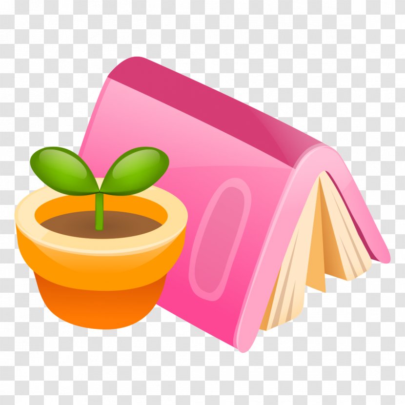Central Taiwan University Of Science And Technology - Pink - Books Flowers Transparent PNG