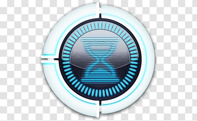Turquoise Aqua Circle Electric Blue - Logo - Emblem Transparent PNG