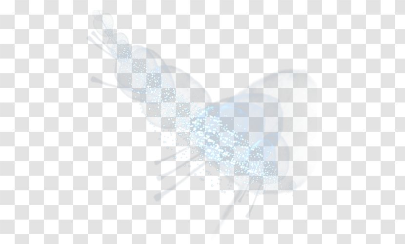 White Blue Butterfly RGB Color Model - Hudielan Transparent PNG