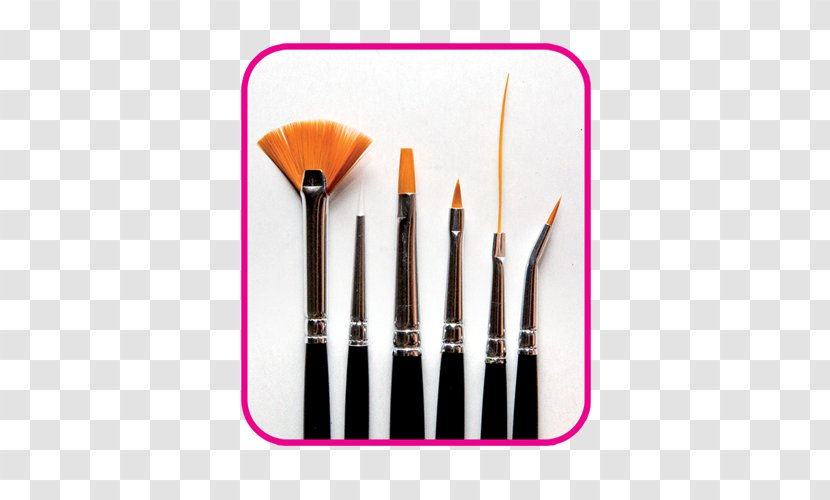 Nail Art Paintbrush Makeup Brush Tool - Technology - Manicure Shop Transparent PNG