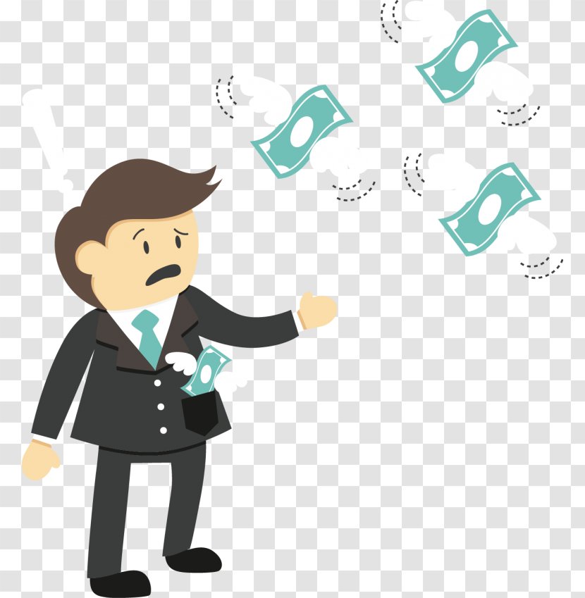 Cost Per Action Certified Public Accountant Tax Business - Money Flying Clip Art Transparent PNG
