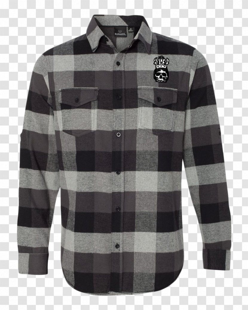 T-shirt Flannel Dress Shirt Clothing - Button Transparent PNG