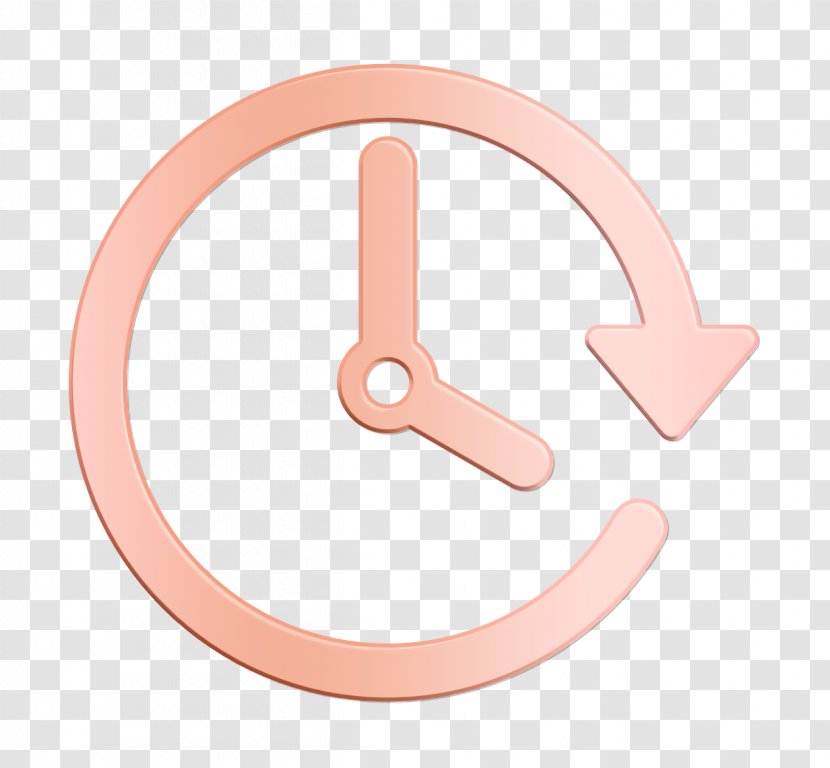 Time Icon - Symbol - Pink Transparent PNG