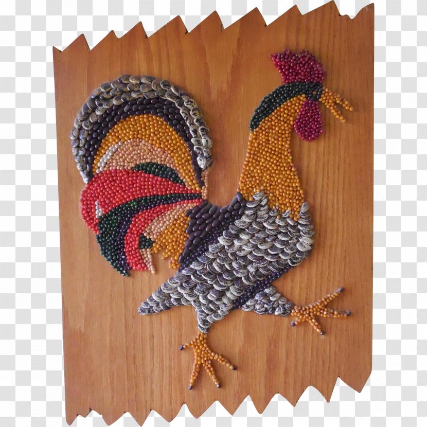 Rooster Wall Mosaic Seed Painting - Crop Art Transparent PNG