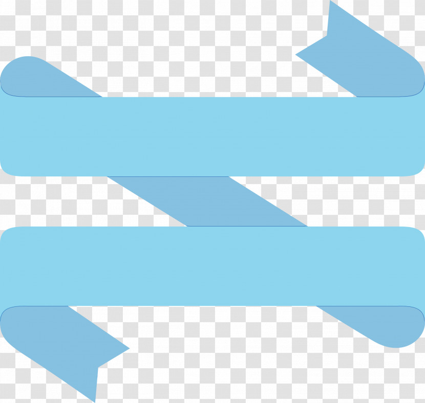 Blue Turquoise Azure Line Font Transparent PNG