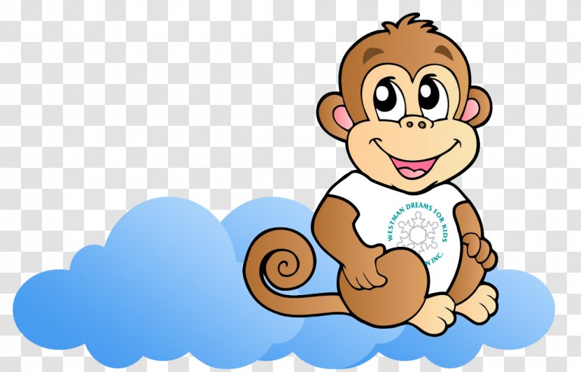 Chimpanzee Baby Monkeys Primate Ape Clip Art - Hand - Dream Clouds Transparent PNG