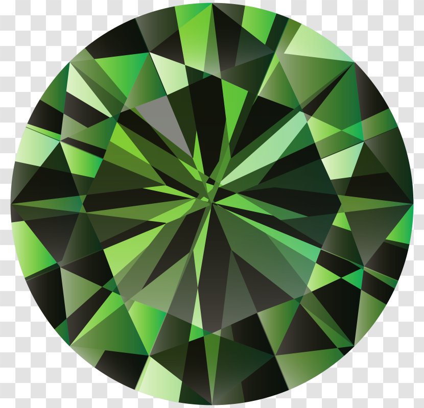 Green Clip Art Gemstone Emerald - Ruby Transparent PNG