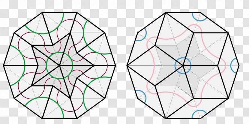 Penrose Tiling Aperiodic Girih Tiles Physicist Tessellation - Recreation - Geometrical Transparent PNG