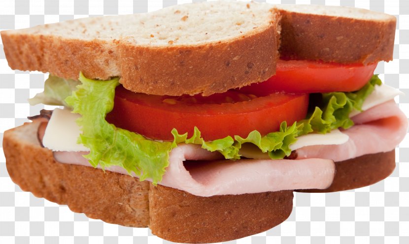 Hamburger Submarine Sandwich - Blt - Image Transparent PNG
