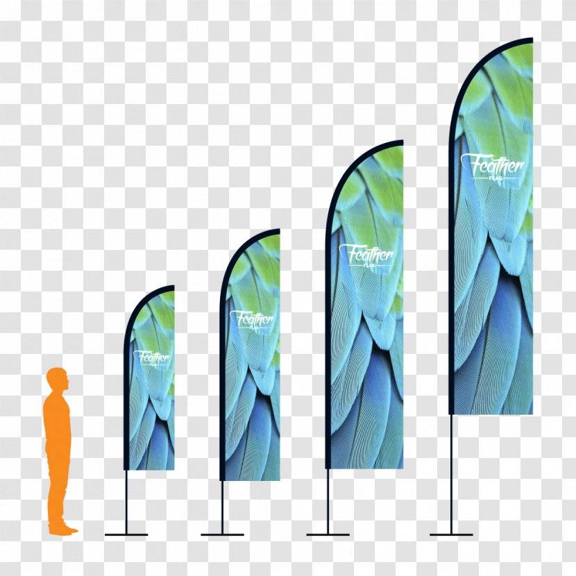 White Flag Banner Printing Flagpole - Obverse And Reverse - Indd Transparent PNG