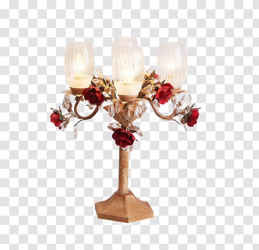 Wine Glass Lamp Champagne Candlestick Transparent PNG