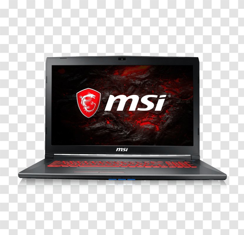 Laptop Intel Core I7 MSI GV72 - Computer Transparent PNG