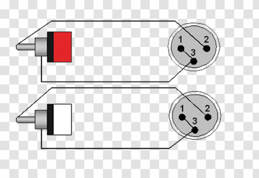 XLR Connector RCA Wiring Diagram Electrical Wires & Cable - Taxi Meter Transparent PNG