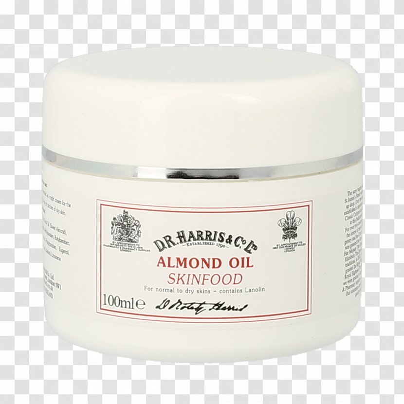 Cream D. R. Harris Almond Oil Shaving Soap - Ingredient Transparent PNG