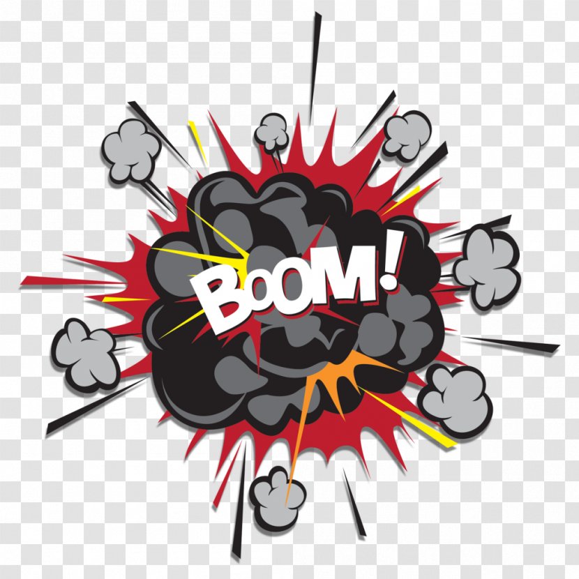 PowerPoint Animation Explosion Clip Art - Recreation - Boom Transparent PNG