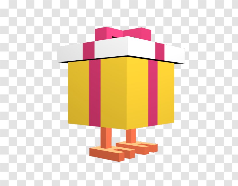 Yellow Magenta Angle - Crossy Road Transparent PNG