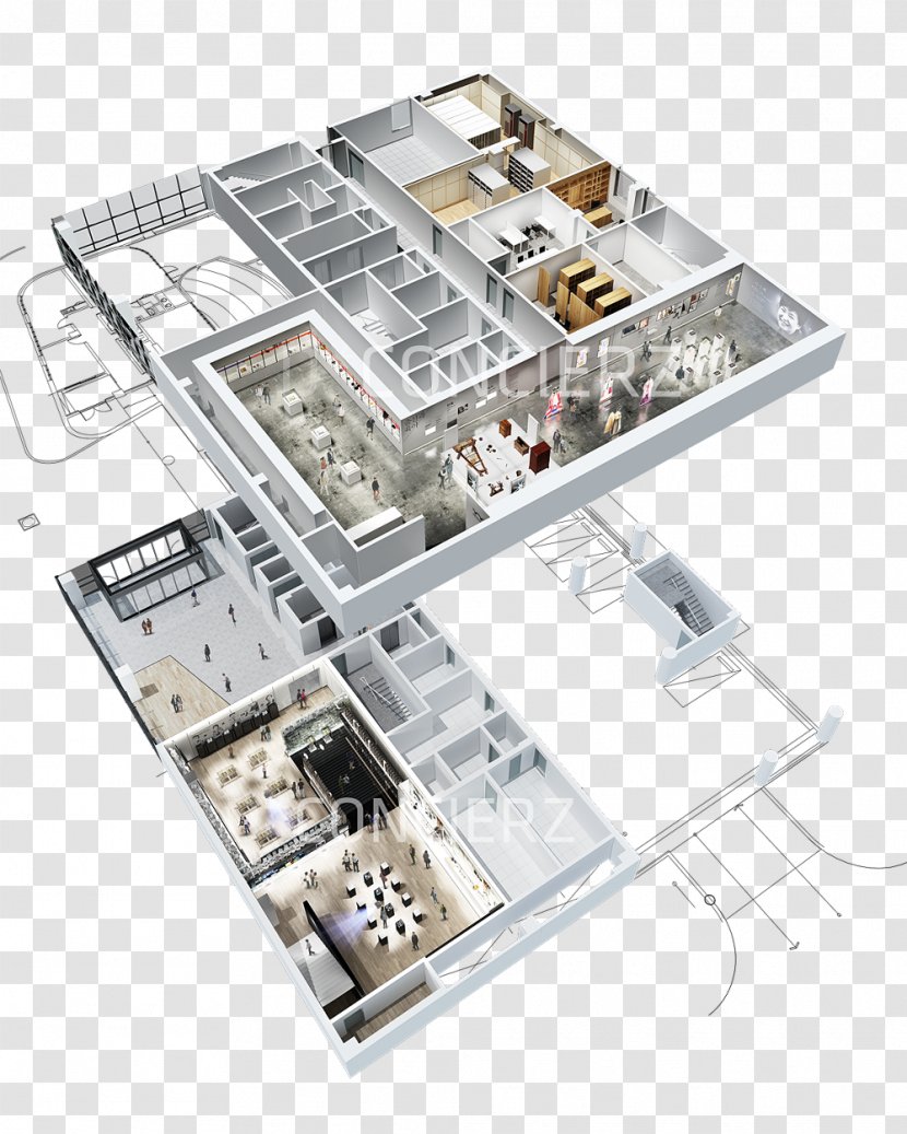 Floor Plan Museum Art Exhibition - Design Transparent PNG
