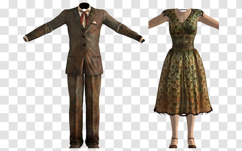 Fallout: New Vegas Wasteland Fallout 4 Dress Gown Transparent PNG