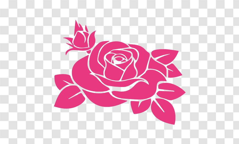 Garden Roses Au Temps De La Rose Sticker Clip Art - Floral Design - Logo Transparent PNG