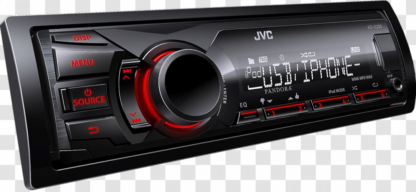 Vehicle Audio JVC AV Receiver Radio Digital Media - Electronic Device - Kd Transparent PNG