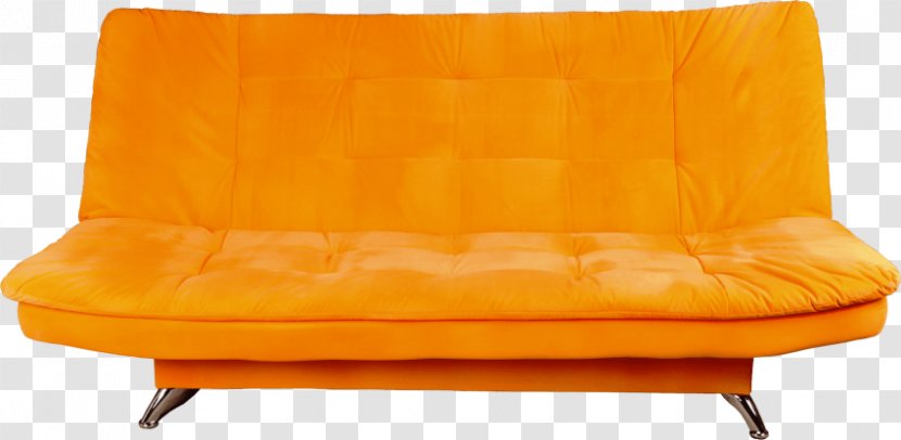 Couch Furniture Clip Art Sofa Bed - Yellow - Chair Transparent PNG