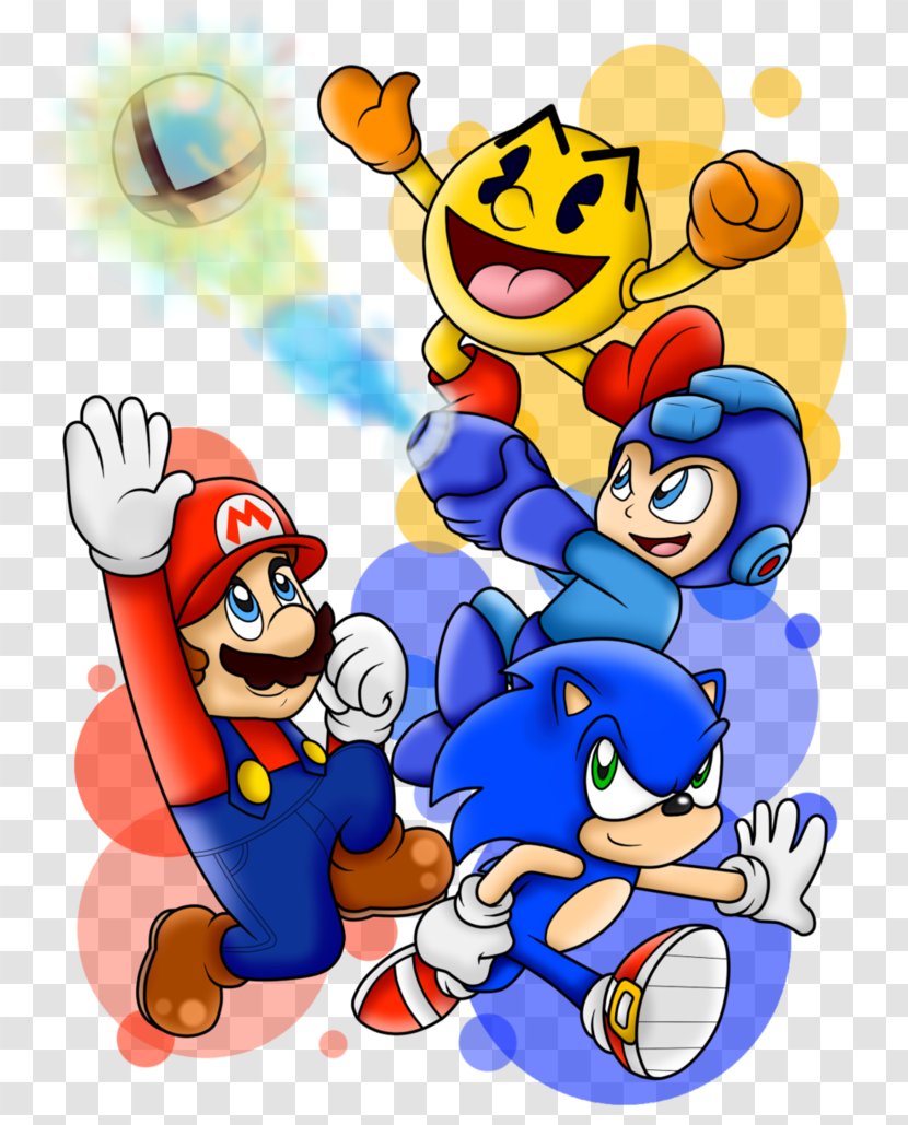 Mario & Sonic At The Olympic Games Pac-Man Vs. Rayman Legends - Mega Man - Megaman Transparent PNG