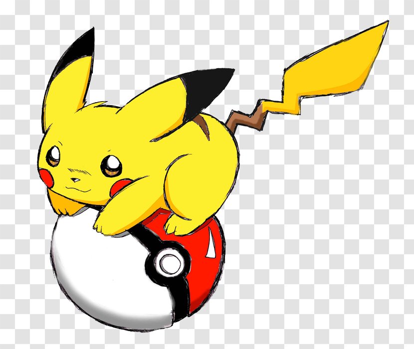 Pikachu Pokémon Red And Blue Poké Ball Ash Ketchum - Watercolor Transparent PNG