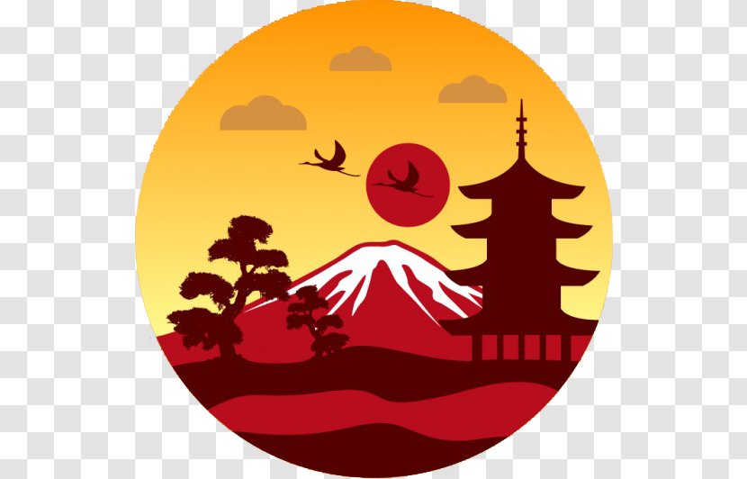 Japanese Pagoda Graphic Design - Japan Transparent PNG