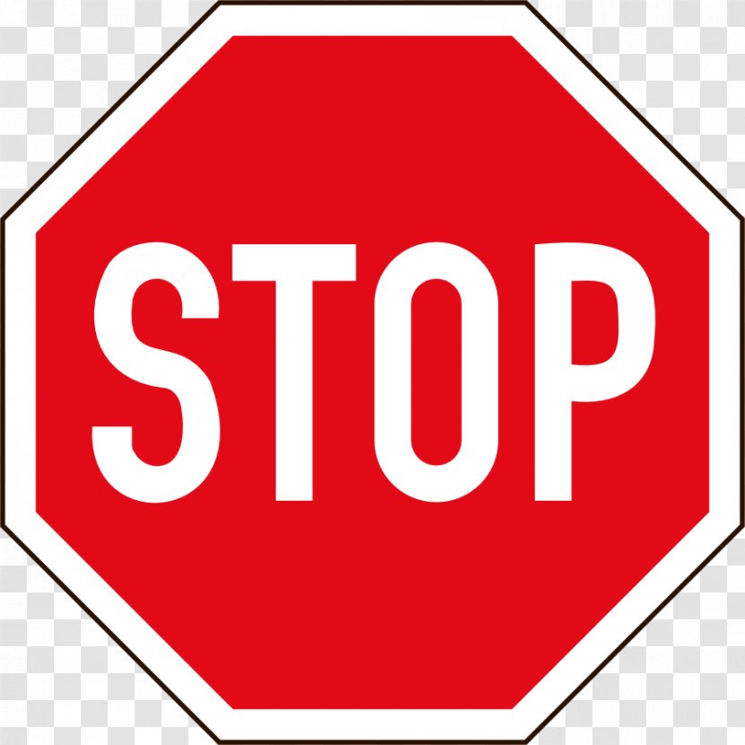 Stop Sign Traffic Yield Clip Art - Cartoon Transparent PNG