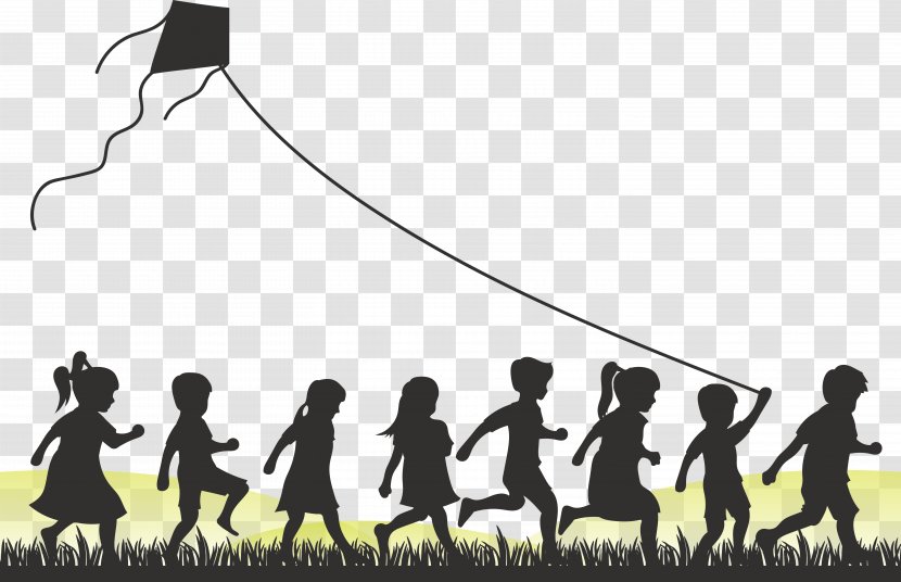 Childrens Day Kite - Recreation - Children Who Fly Kites Transparent PNG