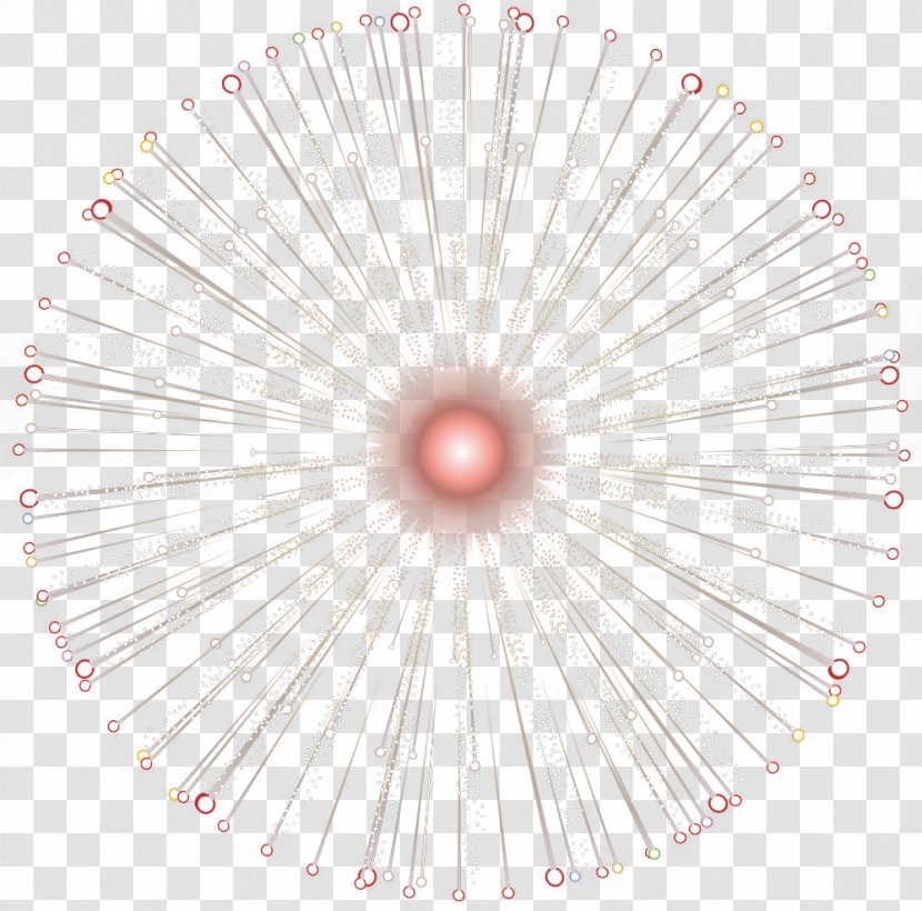 Circle Pattern - White - Circular Light Effects Fireworks Transparent PNG