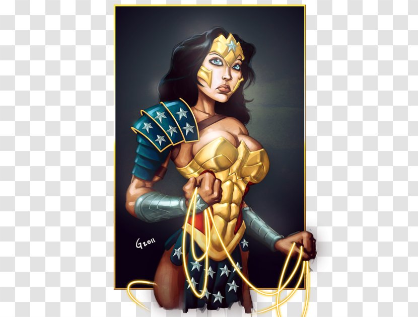 Wonder Woman Starfire DeviantArt The Odyssey Of Amazons - Black T-shirt Vi Display Template Download Transparent PNG