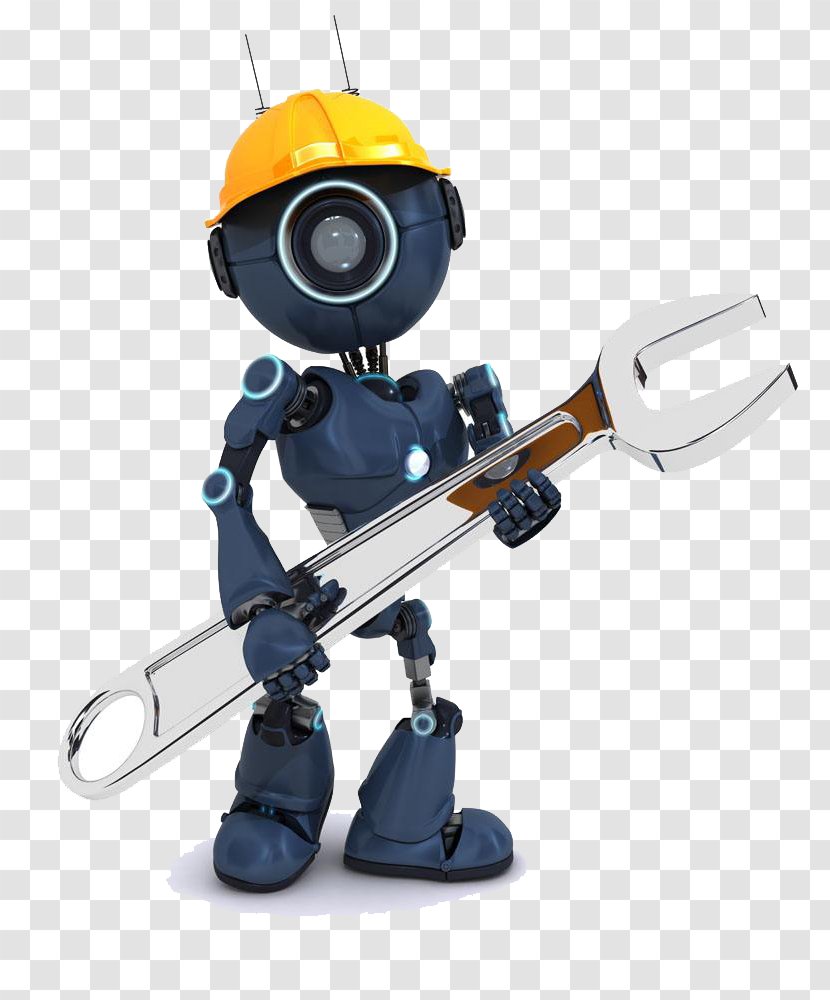 Wrench Stock Photography Adjustable Spanner Illustration - Robot With Transparent PNG