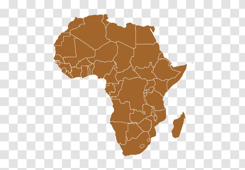 West Africa Blank Map Transparent PNG