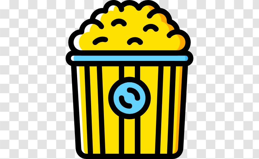 Popcorn - Smiley - Yellow Transparent PNG