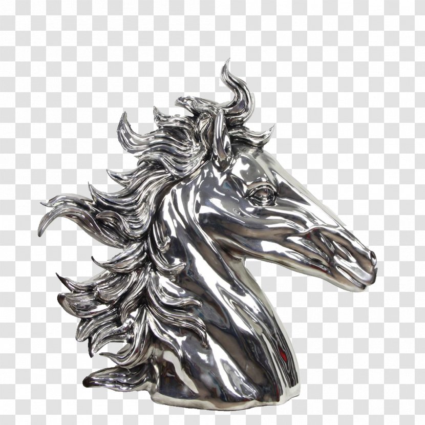 Sculpture Iron - Horse Modeling Process Decoration Transparent PNG