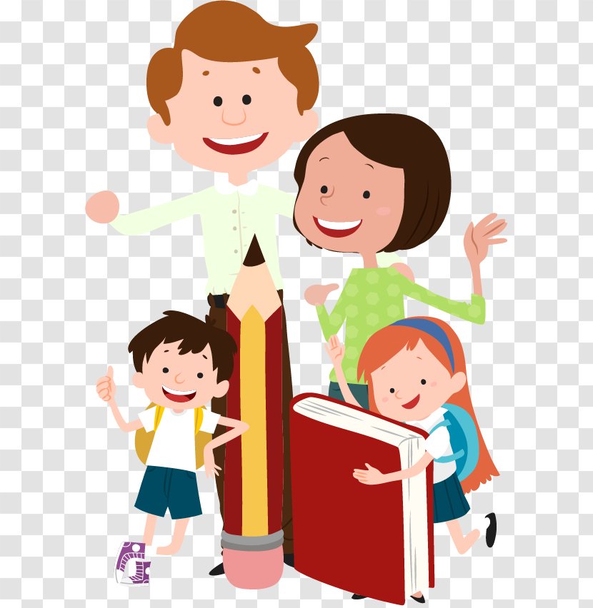 Clip Art Family Cartoon Image Child - Animated Transparent PNG