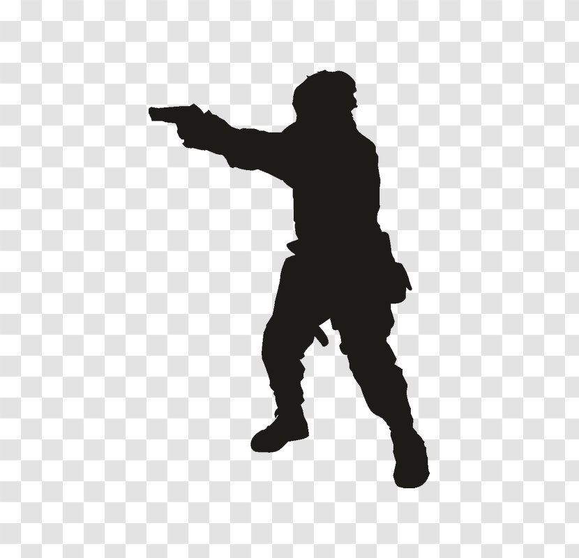 Vector Graphics Soldier Military Silhouette - Shooting Targets Transparent PNG