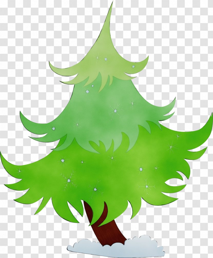 Christmas And New Year Background - Spruce - Plane Evergreen Transparent PNG