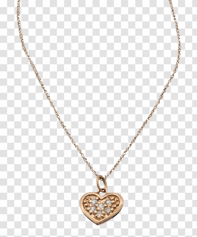 Necklace Gold Jewellery Charms & Pendants Diamond - Gemstone - Heart Transparent PNG