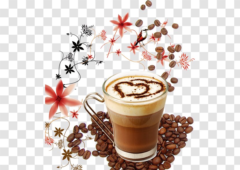 Coffee Cappuccino Cream Cafe Transparent PNG
