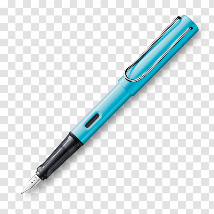 Lamy Fountain Pen Nib Aluminium - Ball - Vibrant Transparent PNG